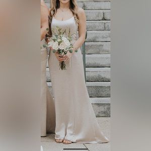 Champagne Bridesmaid Dress